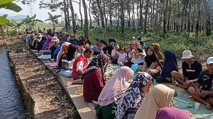 Petani Kauman Kidul Salatiga Gelar Tradisi Susuk Wangan dan Dawuhan, Wujud Syukur atas Panen Melimpah