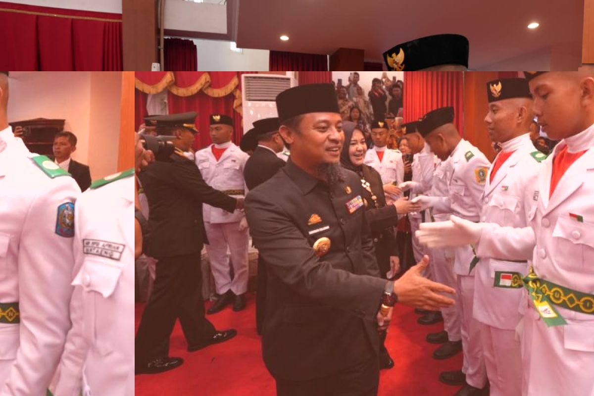 73 Putra-Putri Terbaik Sulawesi Selatan Siap Kibarkan Merah Putih di Lapangan Rujab Gubernur Makassar