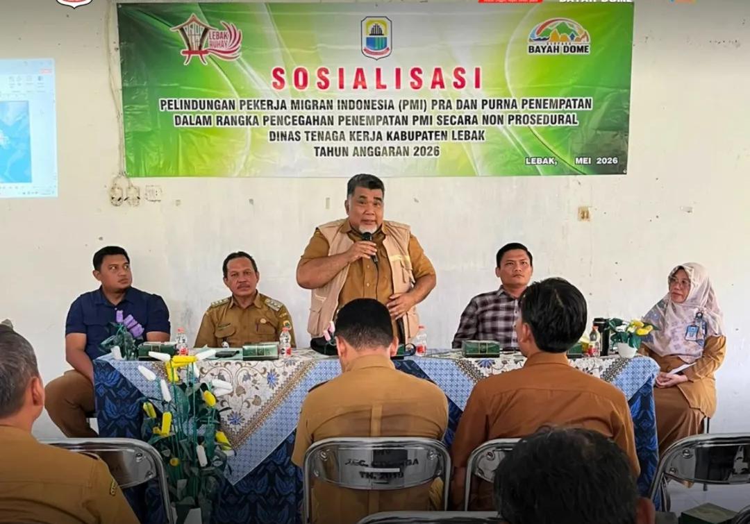 106 Pekerja Migran Asal Lebak Berangkat ke Luar Negeri hingga Mei 2026, Arab Saudi Masih Jadi Primadona