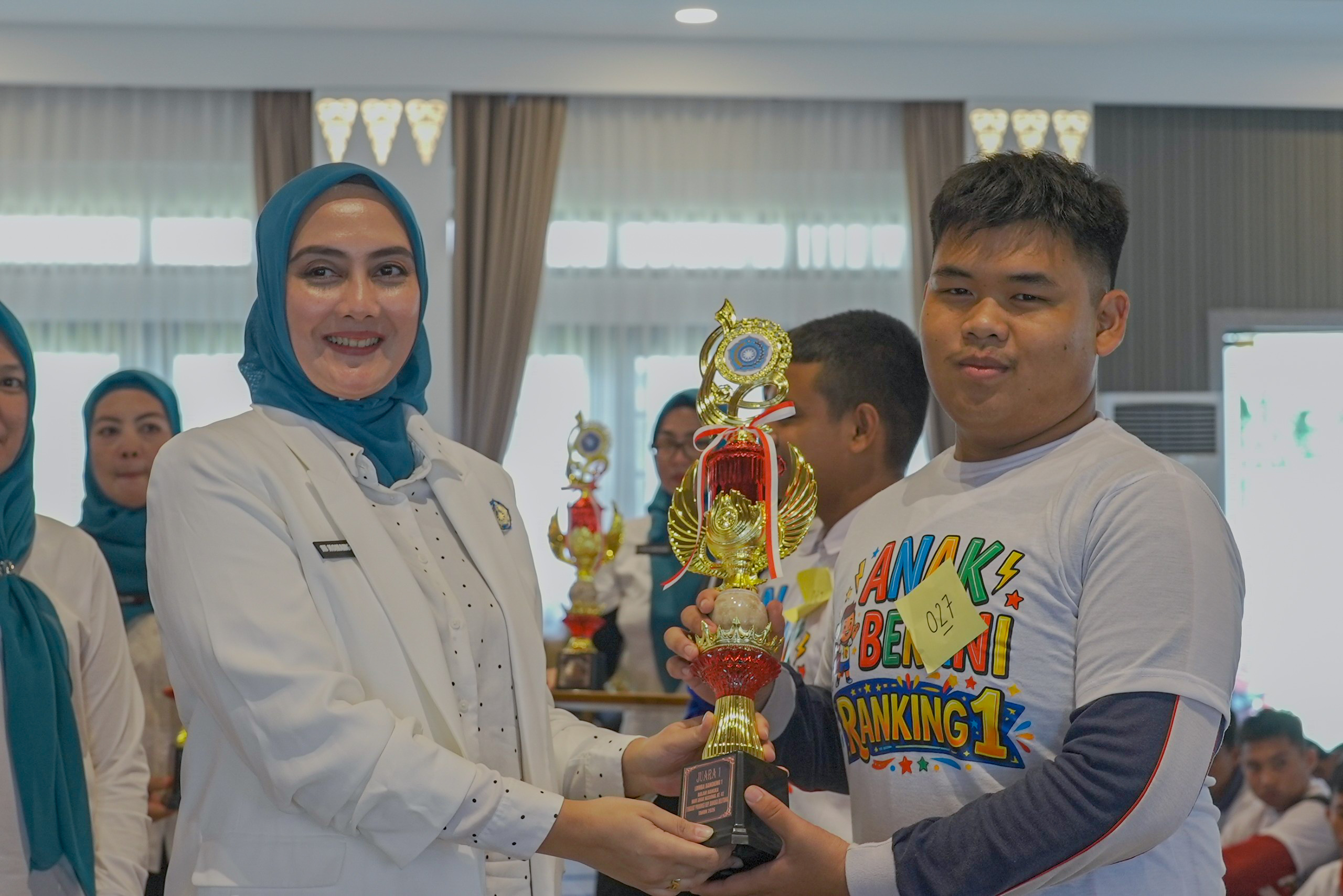 Pelajar SMANSA Pangkalpinang Juara 1 Lomba Ranking Satu di Hari Anak, Noviansyah: Hadiah untuk Biaya Sekolah