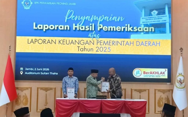 Pemkab Tebo Raih Opini WTP dari BPK untuk Ke-11 Kalinya Berturut-Turut, Bupati Apresiasi Kerja Sama Semua Pihak