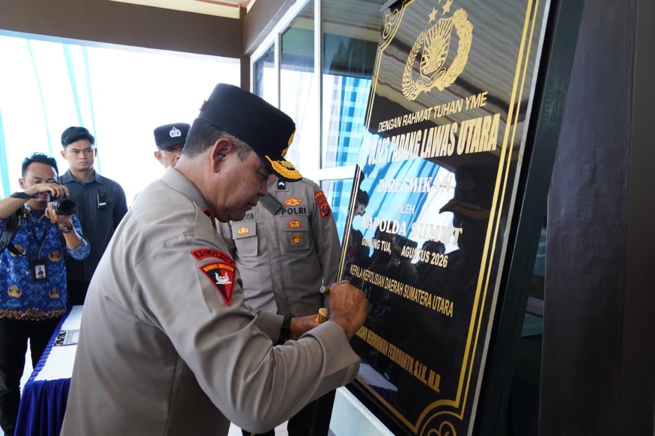 Polres Paluta Resmi Berdiri, Kapolda Sumut Minta 175 Personel Utamakan Pelayanan Humanis