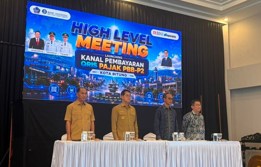 BI Sulut dan Pemkot Bitung Luncurkan QRIS untuk Bayar PBB-P2, Realisasi PAD Capai 64,64 Persen