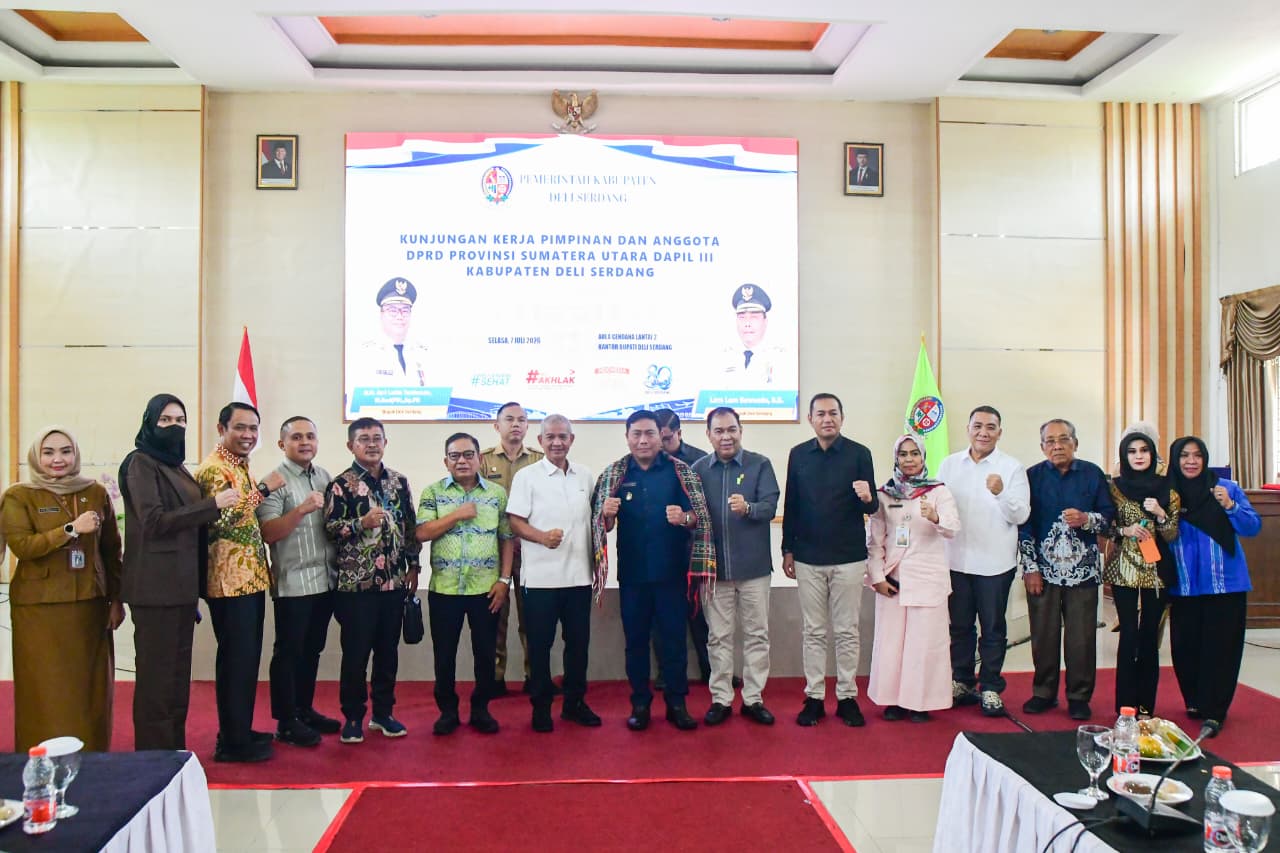 Kunjungan DPRD Sumut ke Deli Serdang: Cakupan UHC Tembus 98,7 Persen, Abrasi Sungai Tanjung Morawa Jadi Sorotan