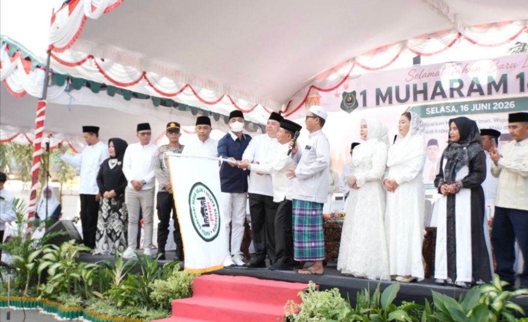 119 Grup Meriahkan Pawai Tahun Baru Islam 1 Muharram di Kapuas, Bupati Ajak Warga Perbaiki Diri