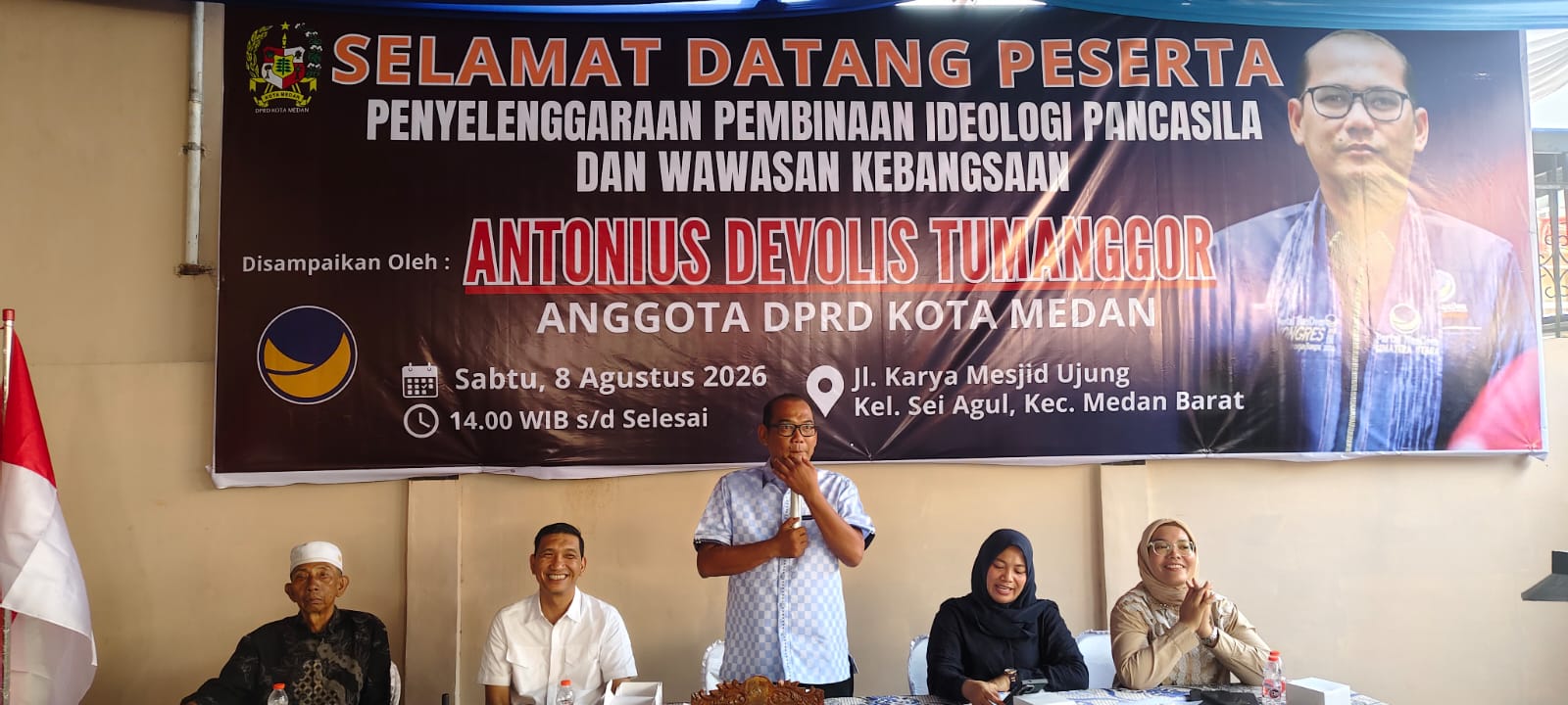 Anggota DPRD Medan Antonius Tumanggor Dorong Warga Sei Agul Aktivasi IKD, Singgung Hoaks Data dan Bansos PKH