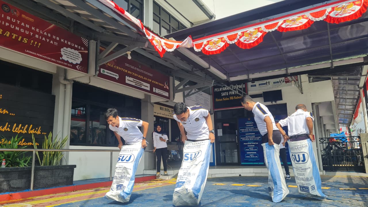 Rutan Kebumen Gelar Pekan Olahraga dan Lomba Karaoke untuk Rayakan HUT ke-81 RI, Libatkan Warga Binaan