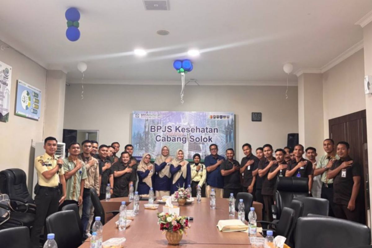 BPJS Kesehatan Cabang Solok Bekali 21 Tenaga Alih Daya soal Layanan JKN, dari Security hingga Driver