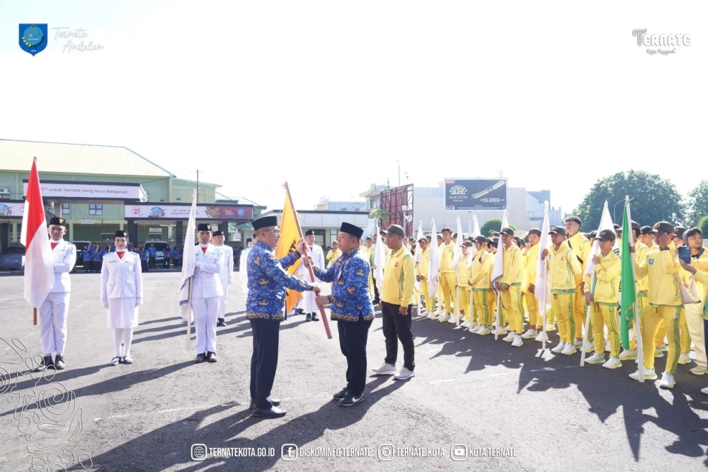 Kota Ternate Kirim 397 Atlet dan Official ke PORPROV V Maluku Utara di Halmahera Utara, Targetkan Prestasi Terbaik