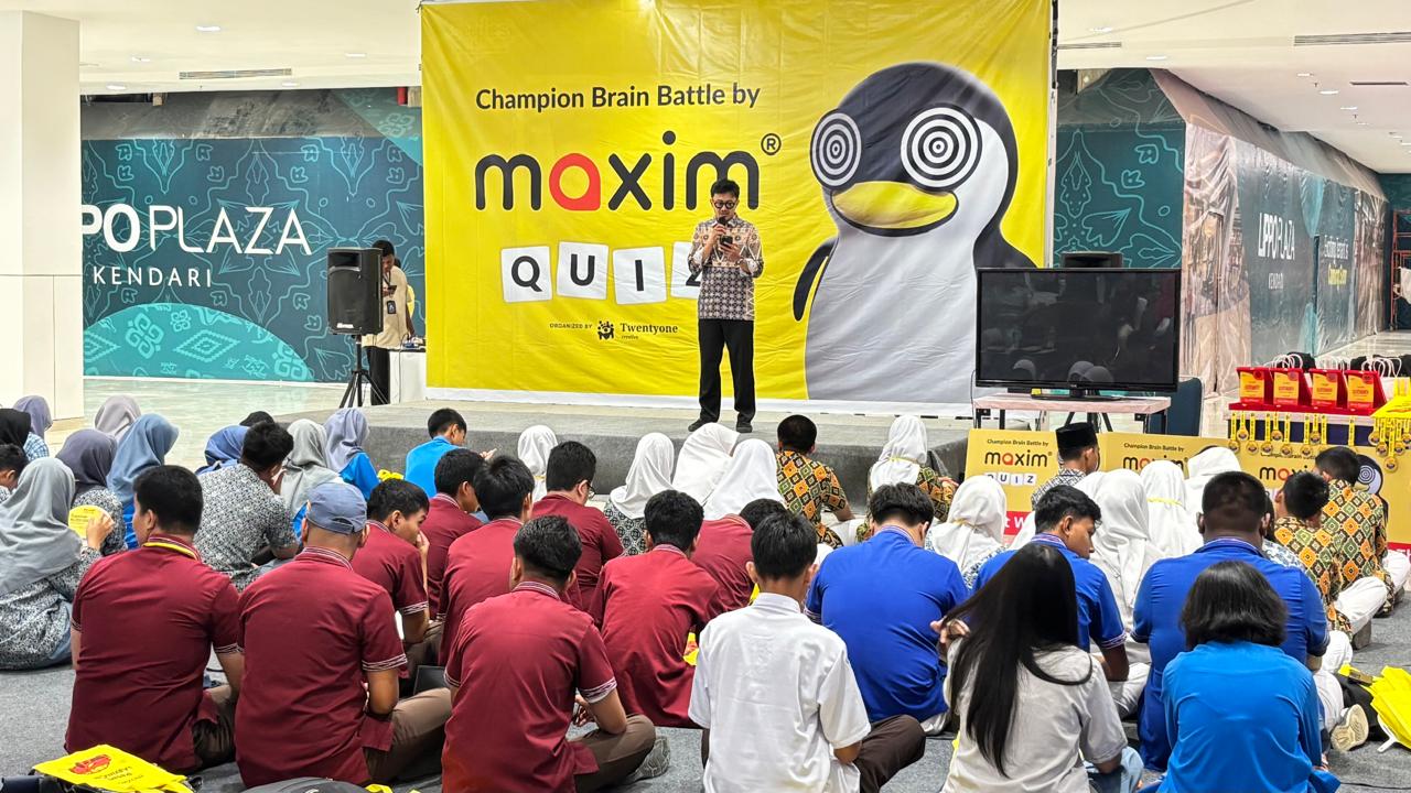 Maxim dan Balai Bahasa Sultra Gelar Kompetisi Bahasa Inggris Pertama di Kendari, 150 Pelajar dari 32 Sekolah Ikut Serta
