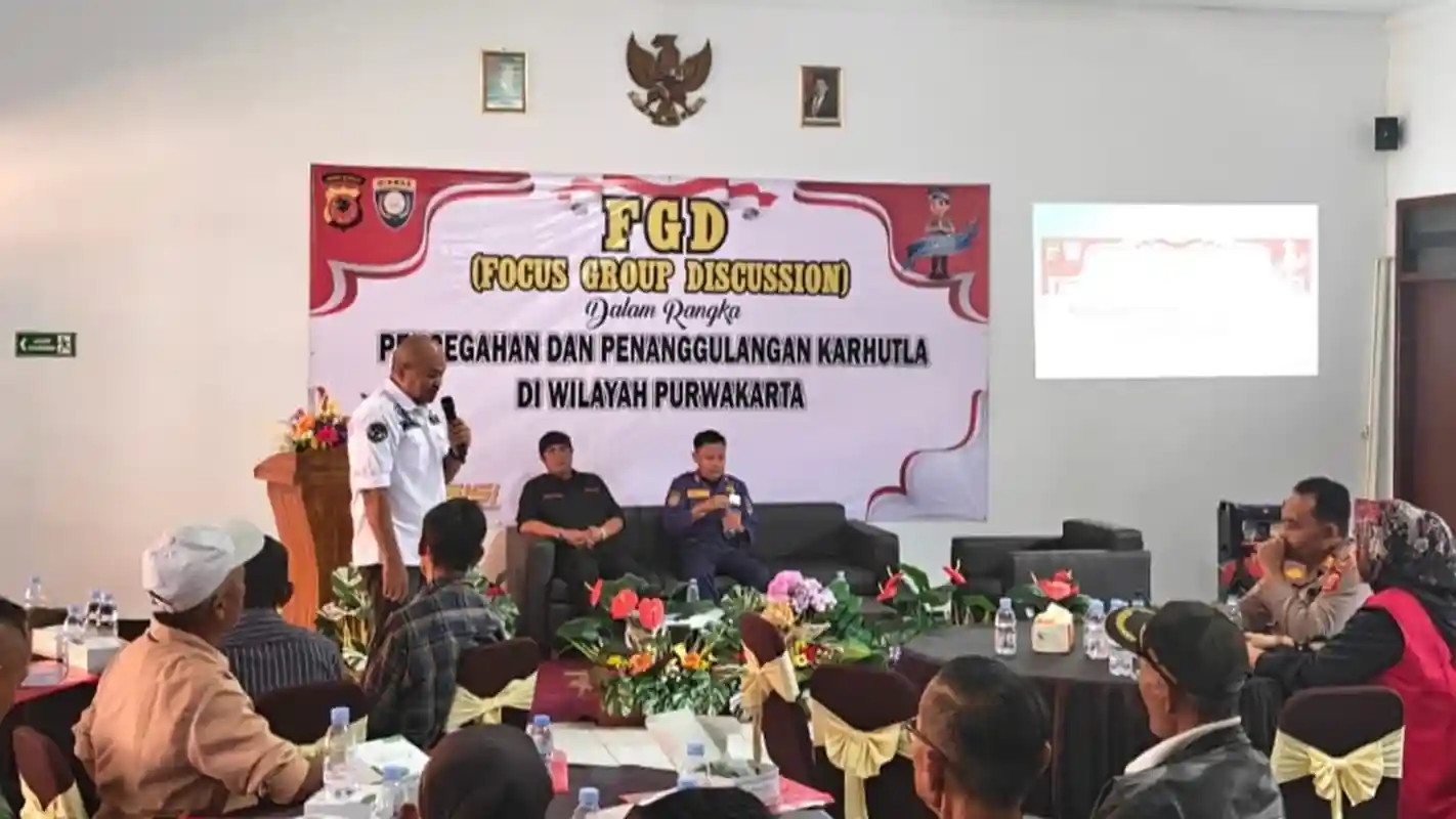 Perhutani Purwakarta Libatkan Polisi dan BPBD dalam FGD Cegah Kebakaran Hutan di Musim Kemarau