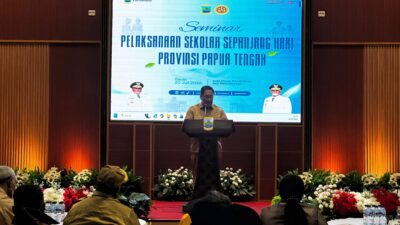 Gubernur Papua Tengah Instruksikan Disdik Nabire Dampingi Program Sekolah Sepanjang Hari, Targetkan Perluasan ke Wilayah Pedalaman