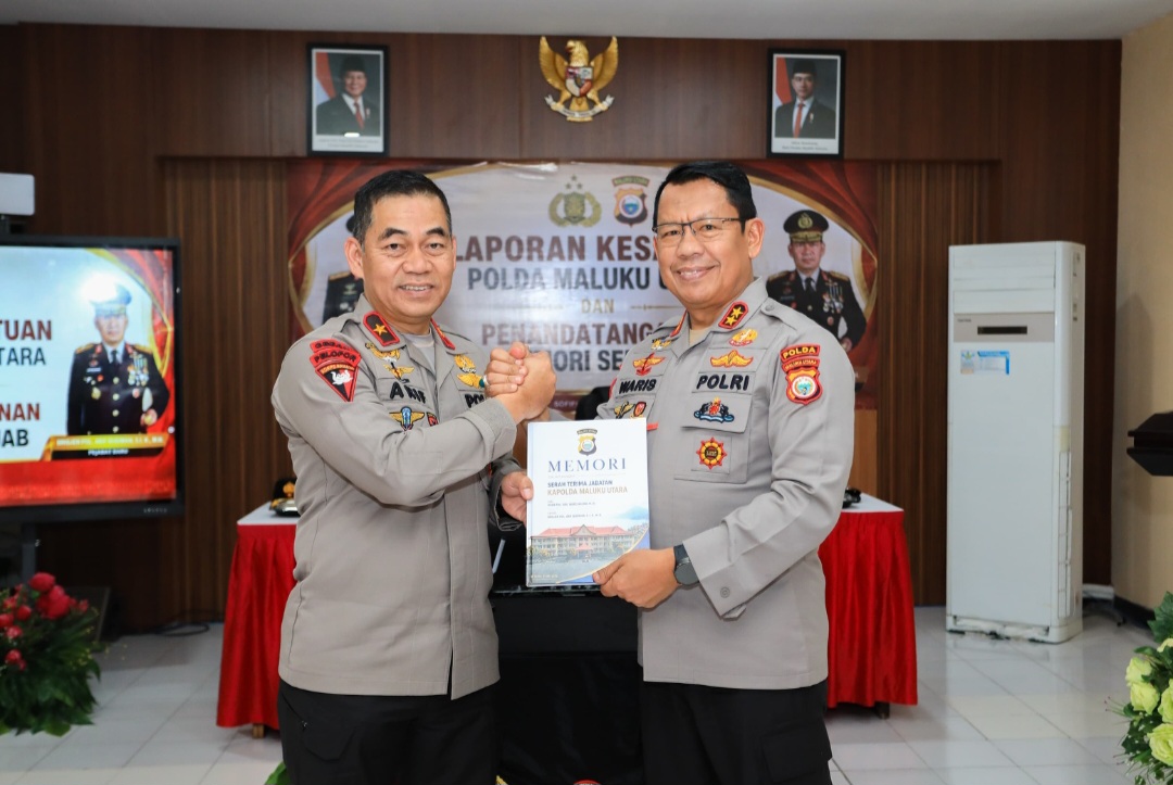 Kapolda Malut Brigjen Arif Budiman Terima Laporan Kesatuan, Jajaran Siap Dukung Kepemimpinan Baru di Bumi Kieraha