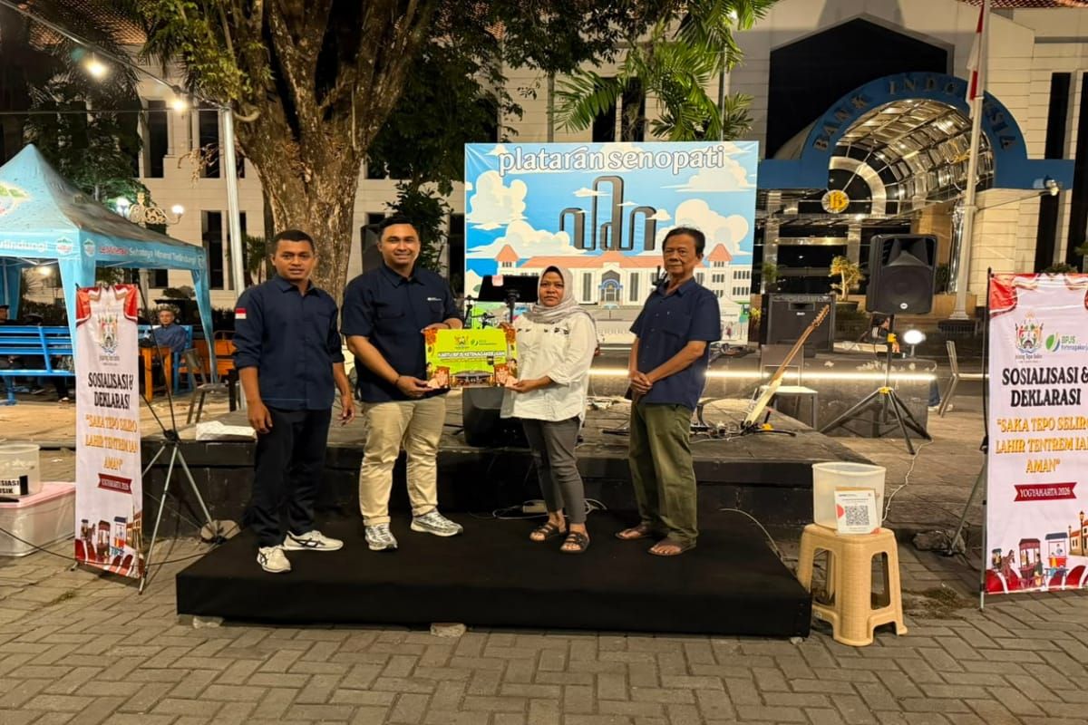 BPJS Ketenagakerjaan Yogyakarta Gandeng Tepo Seliro, 27 Elemen Pelaku Ekonomi Sumbu Filosofi Kini Terlindungi Jaminan Sosial