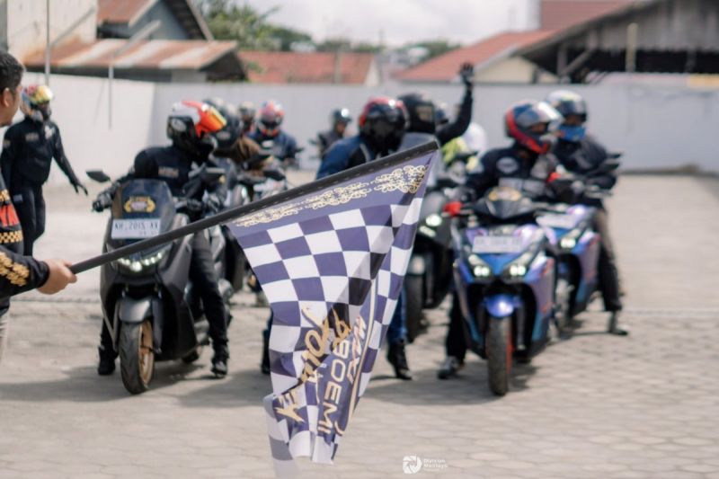 Yamaha Jajal Ketangguhan Lini Maxi di Rute Sampit-Pangkalan Bun, Tempuh 240 Km Sambil Promosikan Wisata Kalteng