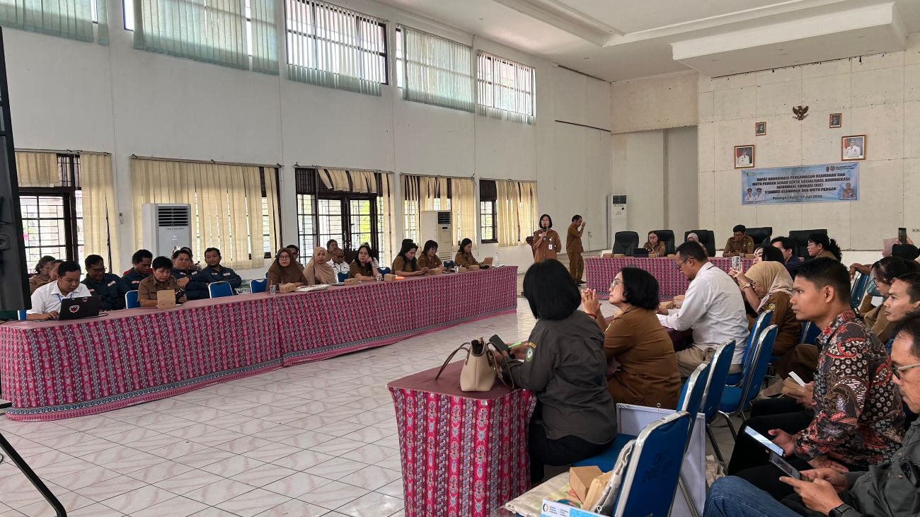 Pemprov Kalteng Perketat Pengawasan Pangan Segar, Libatkan 50 Peserta dari Pelaku Usaha hingga Dinas Terkait