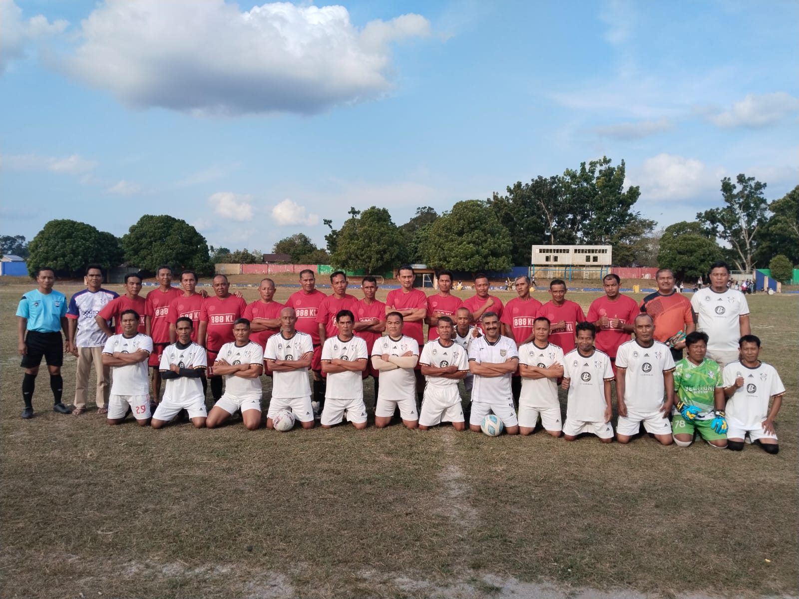 Pertandingan U-45 di Belitung: BOS FC Kalahkan All Star Beruas 4-2, Iswadi: Kebersamaan yang Utama
