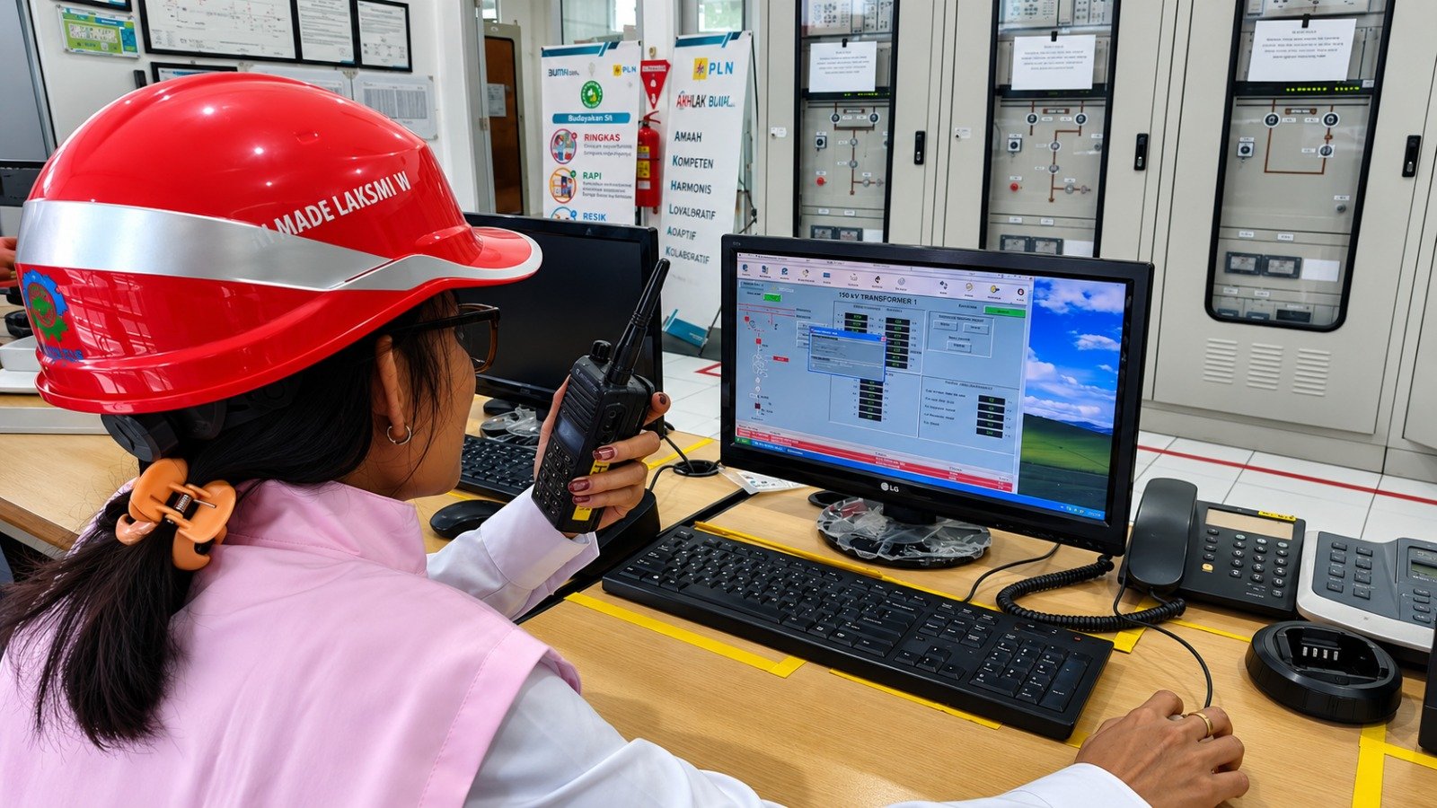 PLN NTB Perkuat Keandalan Listrik di GI Mantang Lewat Pemeliharaan Peralatan Monitoring Data