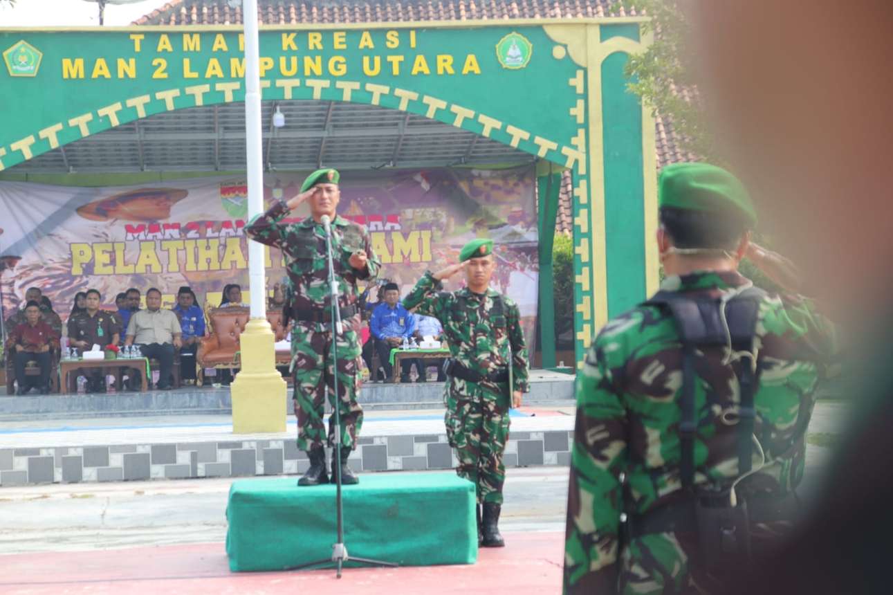 Pelatihan Korps Kadet Republik Indonesia Kodim 0412/LU Ditutup, Dandim Tekankan Disiplin dan Tanggung Jawab Peserta