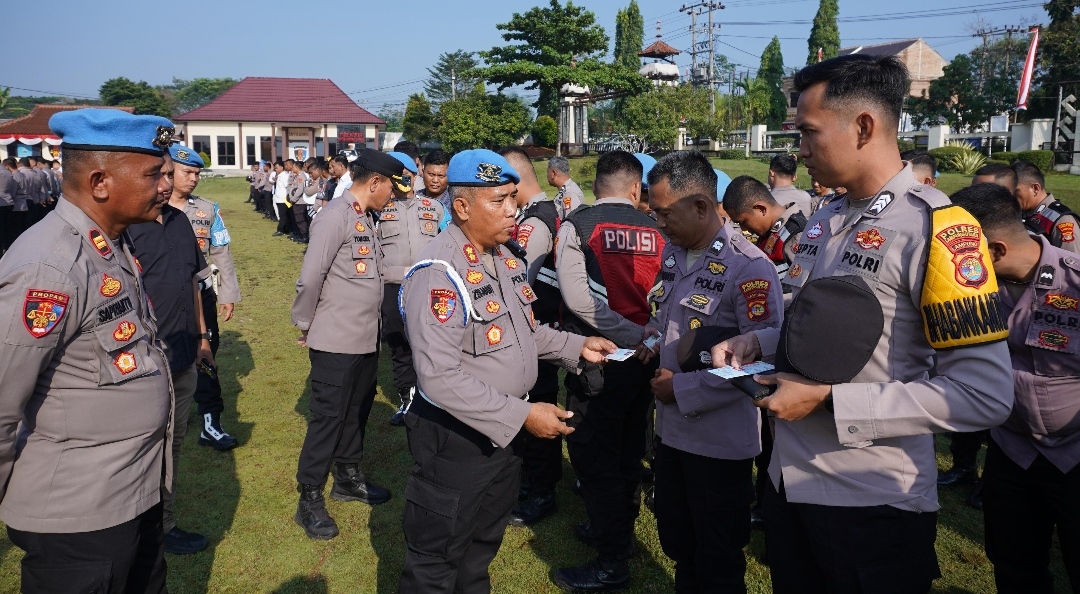 Bidpropam Polda Lampung Gelar Sidak ke Polres Lampura: Tes Urine hingga Cek Kelengkapan Personel Demi Disiplin dan Integritas
