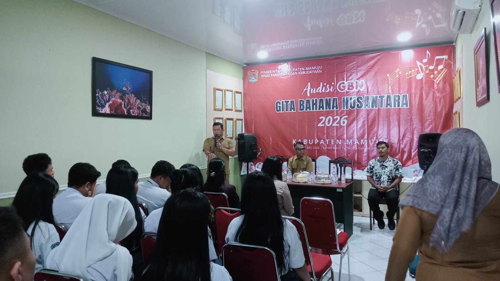 Disparbud Mamuju Gelar Audisi Gita Bahana Nusantara 2026, Target Empat Kategori Suara ke Tingkat Provinsi