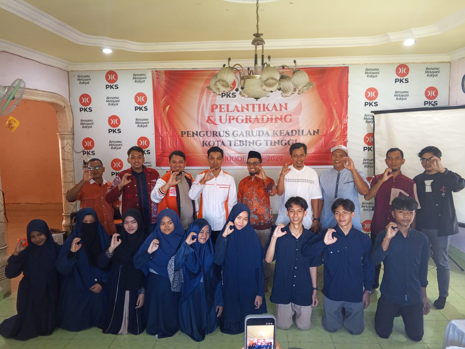 DPD PKS Tebing Tinggi Lantik Pengurus Garuda Keadilan, Targetkan Kader Muda Melek Politik dan Dakwah