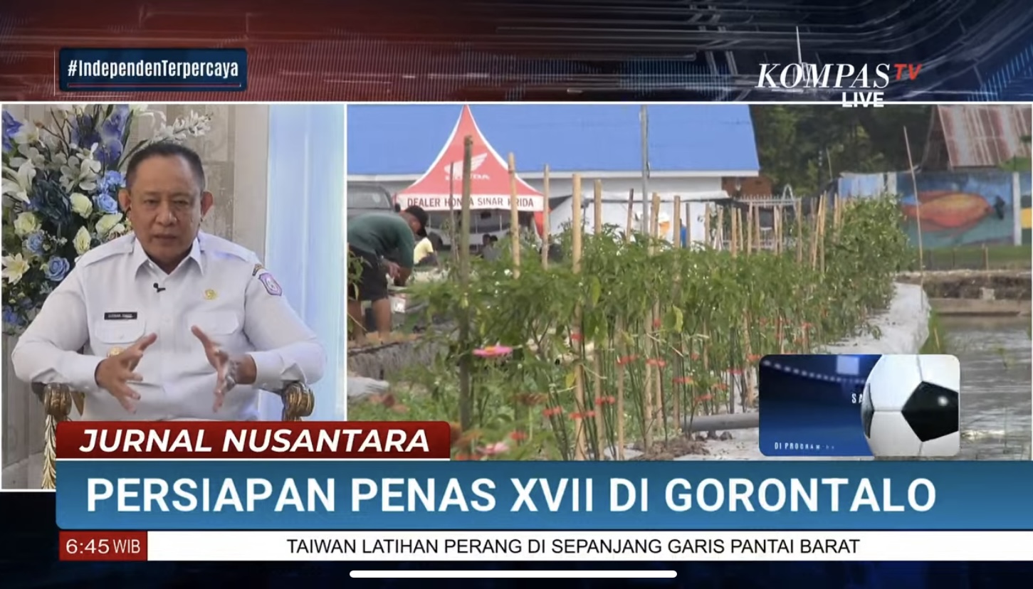 Persiapan PENAS Petani Nelayan XVII di Gorontalo Capai 80 Persen, 13 Ribu Peserta Siap Hadir