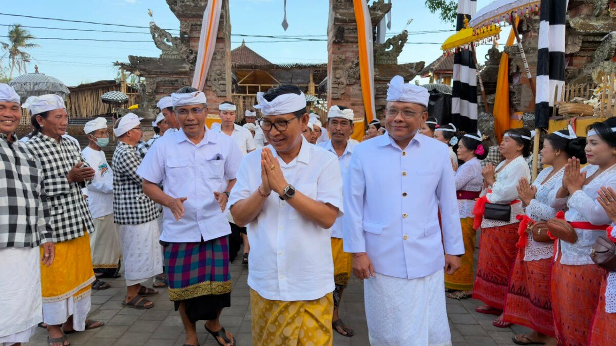 Bupati Badung Adi Arnawa Jadi Upasaksi Karya Agung di Pura Taman Ganter, Pura Perbatasan yang Satukan Dua Kabupaten