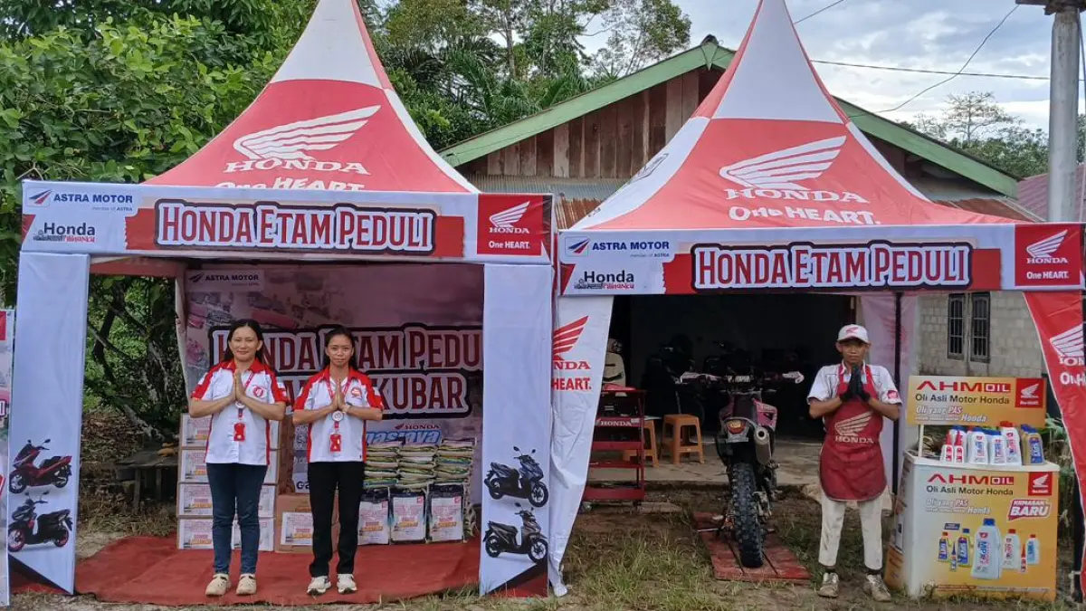 Astra Motor Kaltim 2 Salurkan Bantuan untuk Korban Banjir Kutai Barat Lewat Program “Honda Etam Peduli”