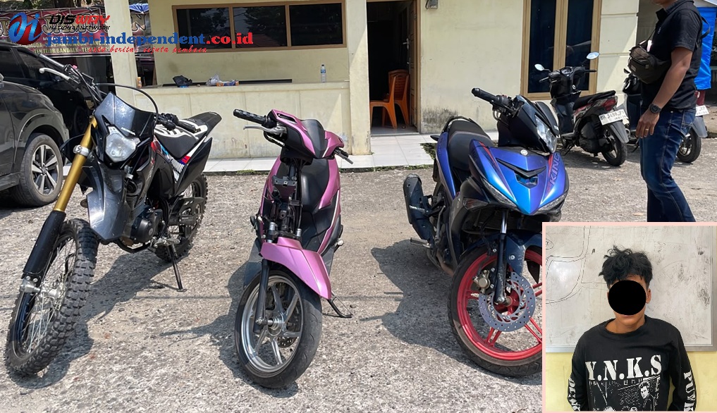 Polres Merangin Bekuk Komplotan Curanmor Lintas Daerah, 7 Motor Raib di 6 TKP