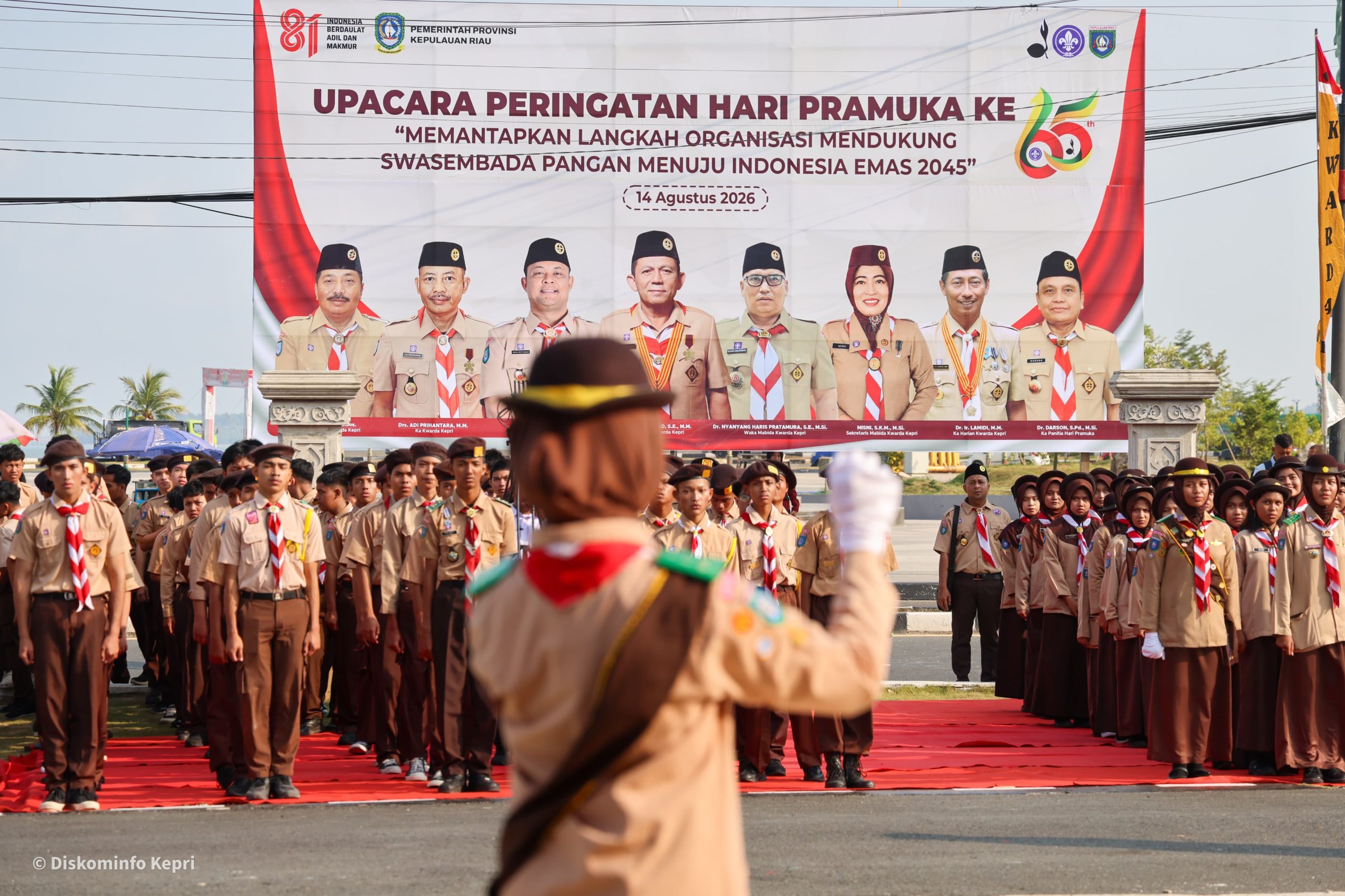 Hari Pramuka ke-65 di Kepri: Gubernur Ansar Ajak Tunas Muda Kelola Lahan dan Perikanan untuk Swasembada Pangan