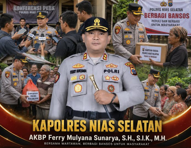 AKBP Ferry Mulyana Tinggalkan Nias Selatan dengan Jejak Polri Humanis, Kini Jabat Kabag Binops Polda Sumut