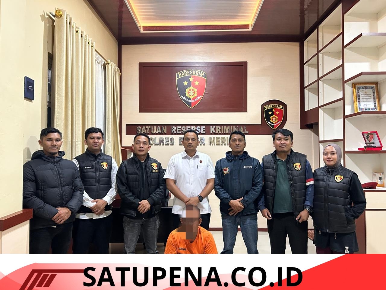Satreskrim Polres Bener Meriah Tangkap Pria 53 Tahun Usai Bacok Ibu Rumah Tangga di Kampung Lot Bener Kelipah