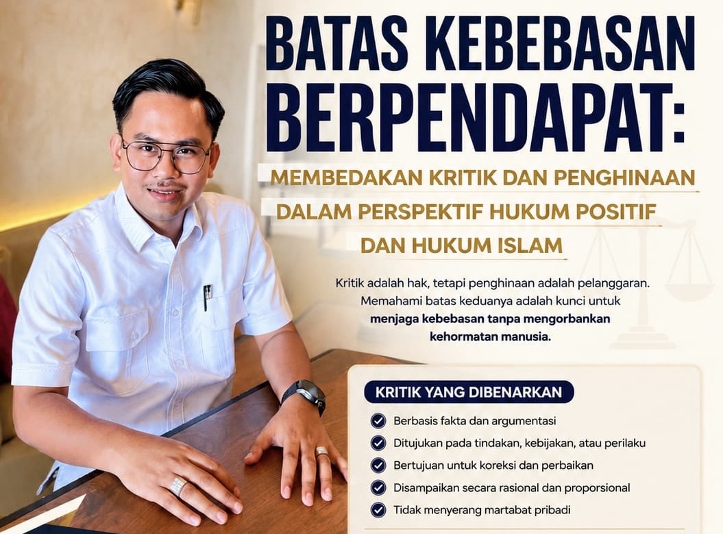 5 Indikator Membedakan Kritik dan Penghinaan di Jambi: Perspektif Hukum Positif dan Hukum Islam