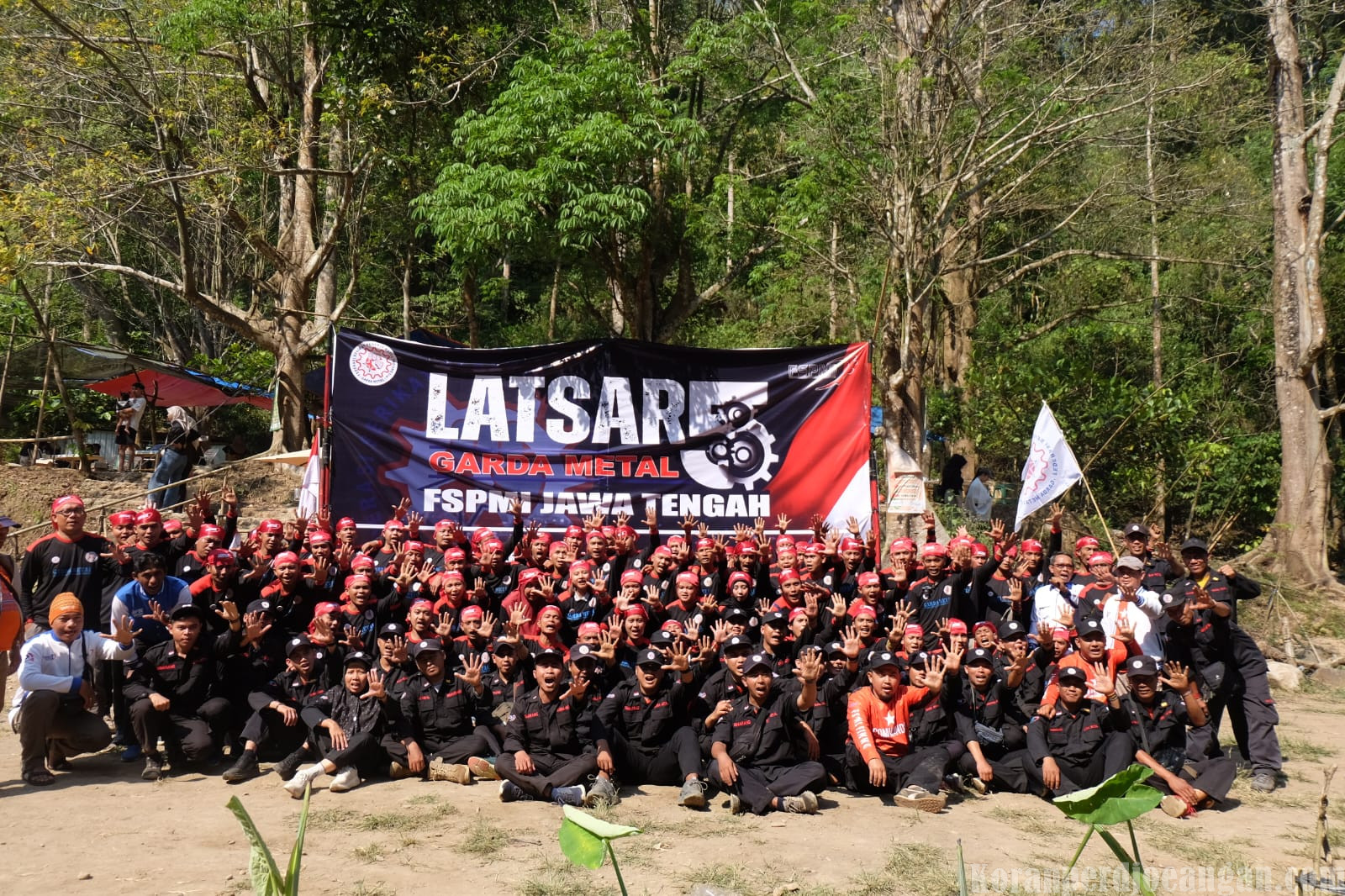 82 Anggota Baru Garda Metal FSPMI Jawa Tengah Dilantik di Jepara, Diminta Tak Pernah Tolak Instruksi Aksi