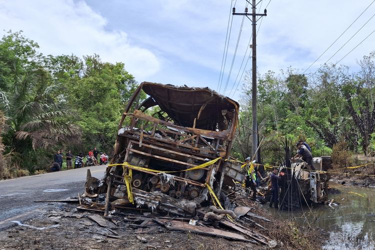 Penumpang Bus ALS Tujuan Sumbar Meninggal Dunia Akibat Luka Bakar Berat