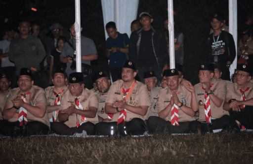 Malam Api Unggun Jambore Sumut 2026 di Sibolangit, Bobby Nasution: Nyala Api Simbol Semangat Generasi Muda