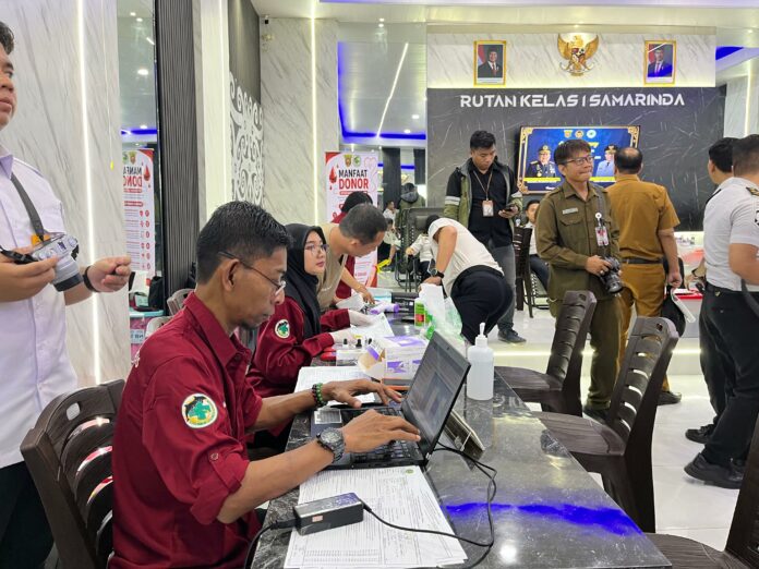 Rutan Samarinda Dipadati 1.300 Warga Binaan, Pemkot Gelar Skrining TB dan Cek Kesehatan Gratis
