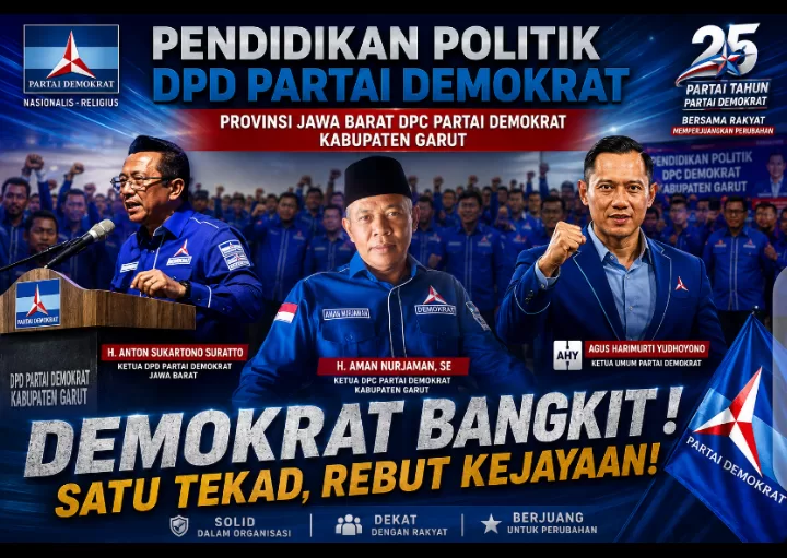 Demokrat Garut Gelar Pendidikan Politik Massal, Target Ulangi Kejayaan Nasional 2009