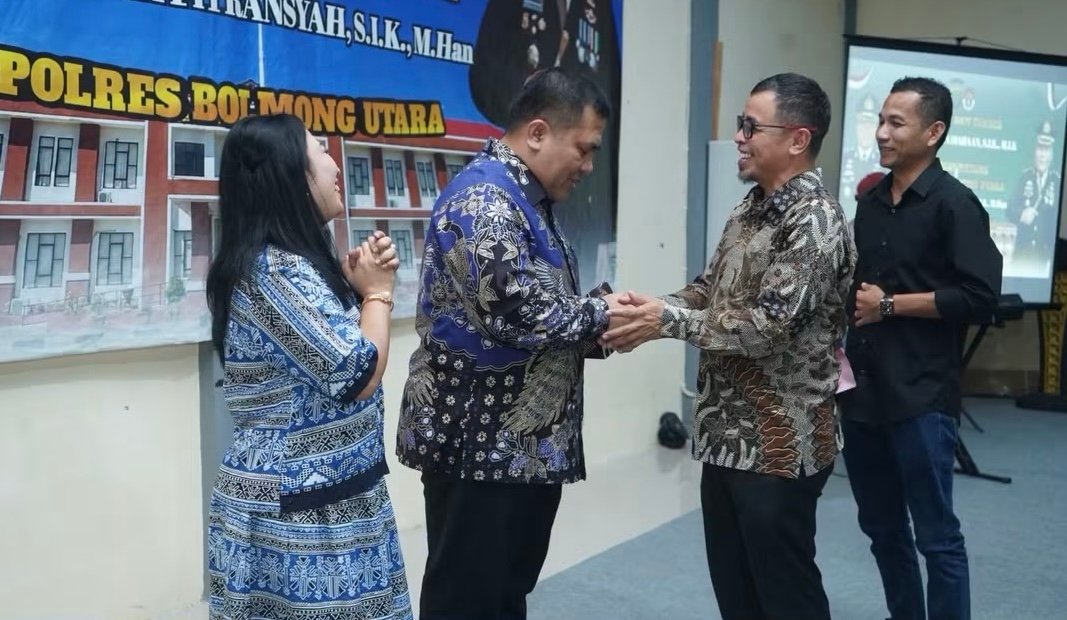 Bupati Bolmong Utara Sirajudin Lasena Lepas Kapolres Lama dan Sambut Andhika Fitransyah, Harap Sinergitas Terus Terjaga
