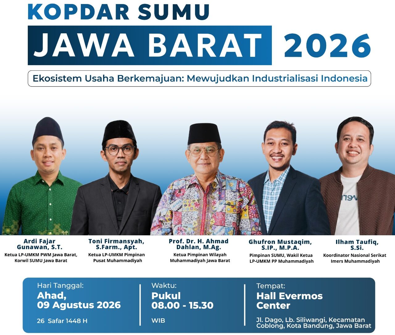 Pengusaha Muhammadiyah se-Jabar Siapkan Kopdar di Bandung, Targetkan Ekosistem Bisnis Menuju Industrialisasi