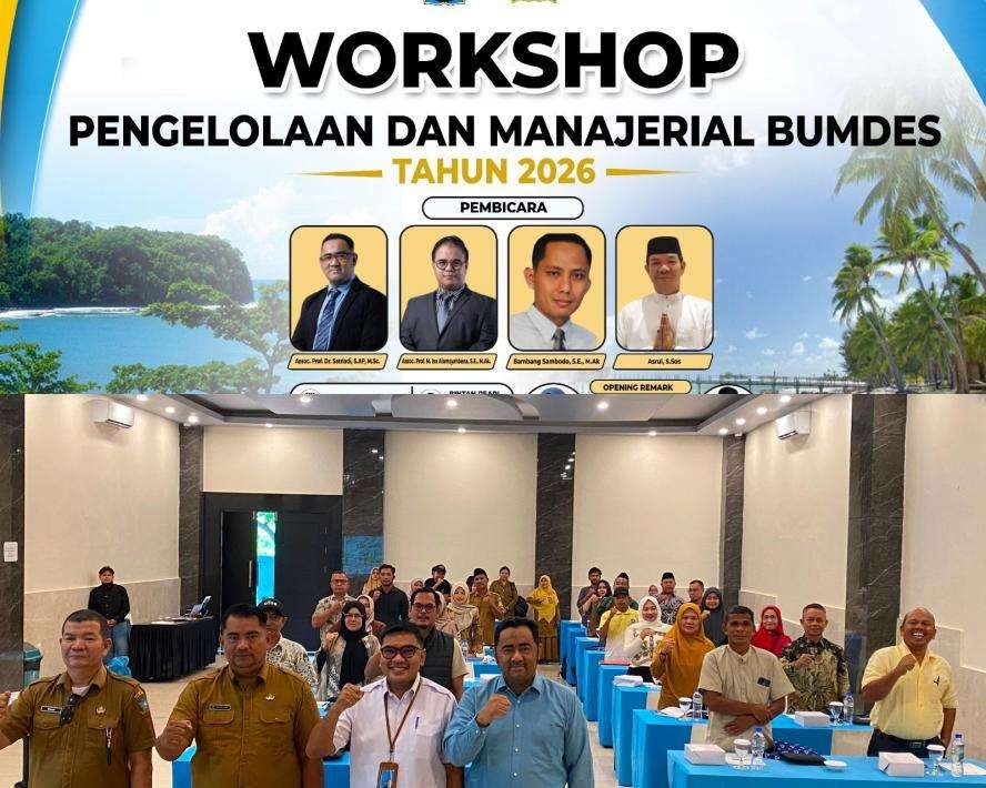 STIE Pembangunan Tanjungpinang dan Pemkab Bintan Gelar Workshop BUMDes, Dorong Tata Kelola Ekonomi Desa Profesional