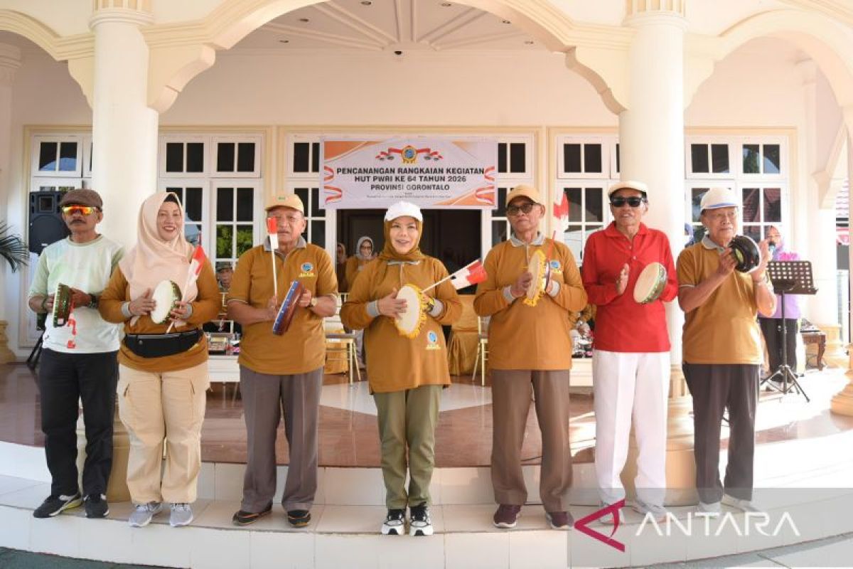 Wagub Gorontalo Idah Syahidah Dorong 64 Tahun PWRI Jadi Modal Kontribusi Purnabakti untuk Pembangunan Daerah