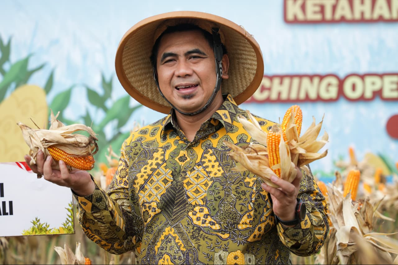 Panen Raya Jagung 1,23 Juta Ton di Boyolali, Wagub Jateng Apresiasi Polri Dukung Ketahanan Pangan