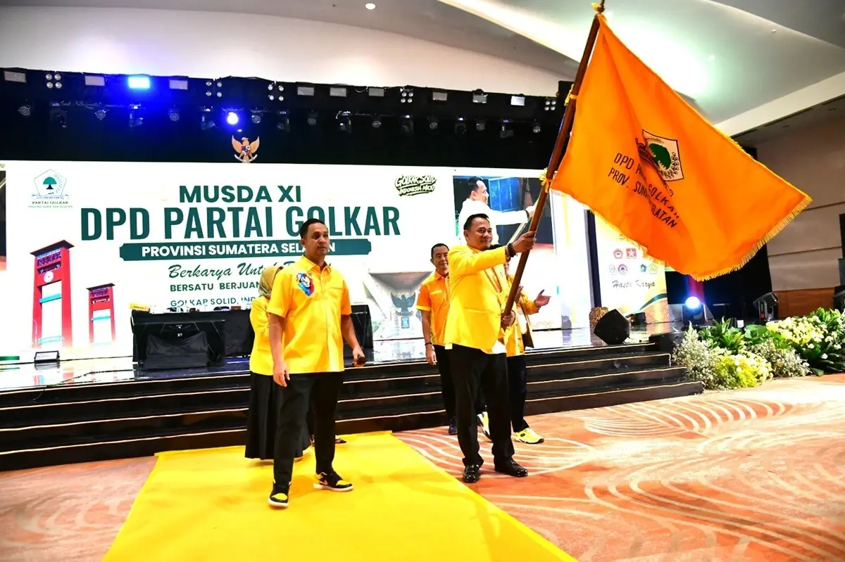 Andie Dinialdie Resmi Pimpin Golkar Sumsel Secara Aklamasi, Targetkan Konsolidasi hingga Tingkat Kabupaten Kota