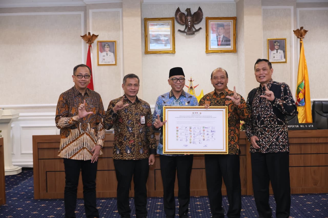 9 Program Kolaborasi Kementerian ATR/BPN dengan Pemda Se-Lampung Ditawarkan, Target Jadi Role Model di Sumatera