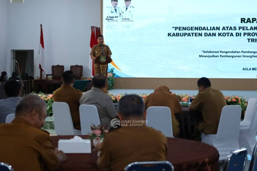 Wakil Bupati Asahan Rianto Buka Rakor Pengendalian Pembangunan se-Sumut, 11 Kabupaten/Kota Ikut Serta