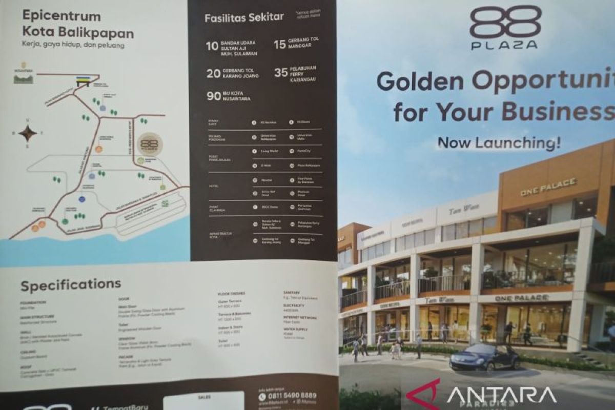 Wali Kota Balikpapan Rahmad Mas’ud Resmikan Kawasan Bisnis Plaza 88