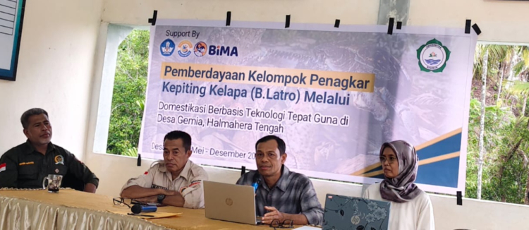 Peneliti Unkhair Kembangkan Model Penangkaran Kepiting Kenari di Halmahera Tengah, Targetkan Kelompok Penangkap Jadi Pembudidaya