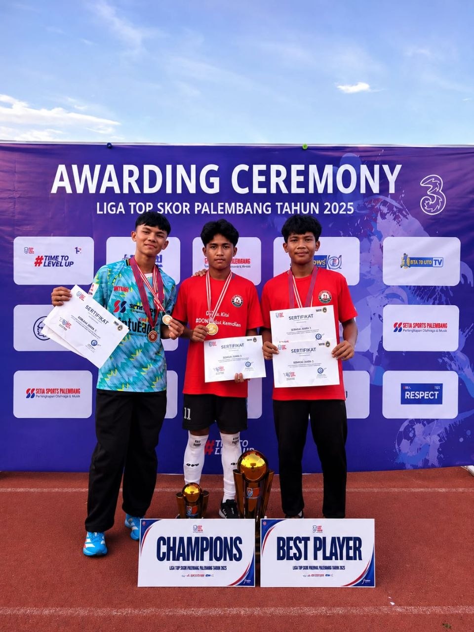 3 Pemain Muda Bangka Barat Lolos Seleksi Liga Topskor Regional Palembang, Dipaldo Putra Sabet Pemain Terbaik